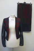 EK1771 Damen Set von Tout Tout, schwarz/rot, Gr. 34/360