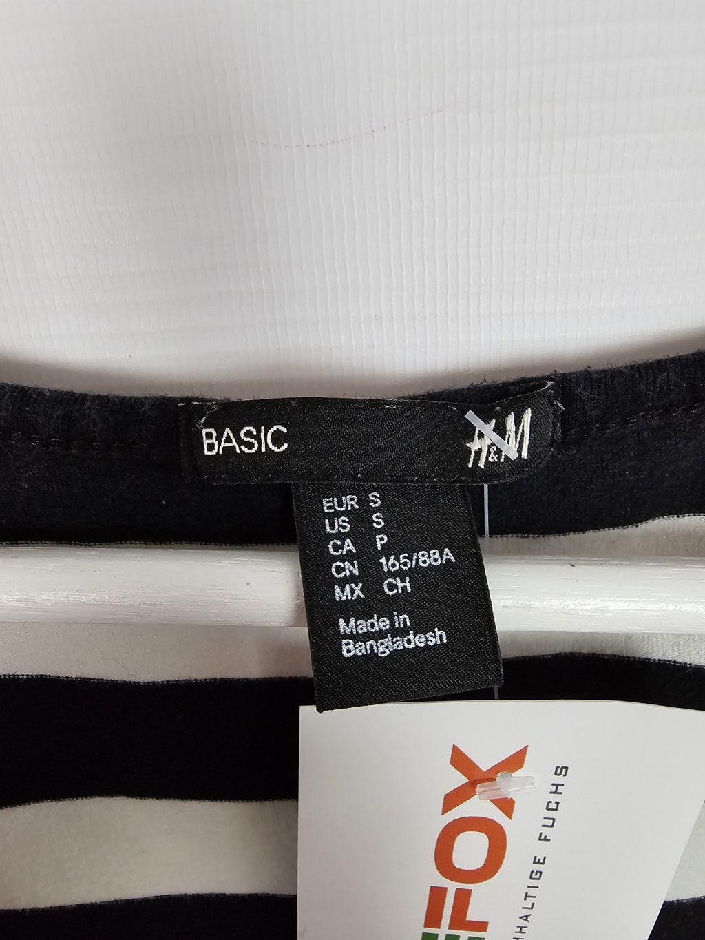 EK9516 Damen Kleid von H&M, Schwarz/Weiß, Gr. S2