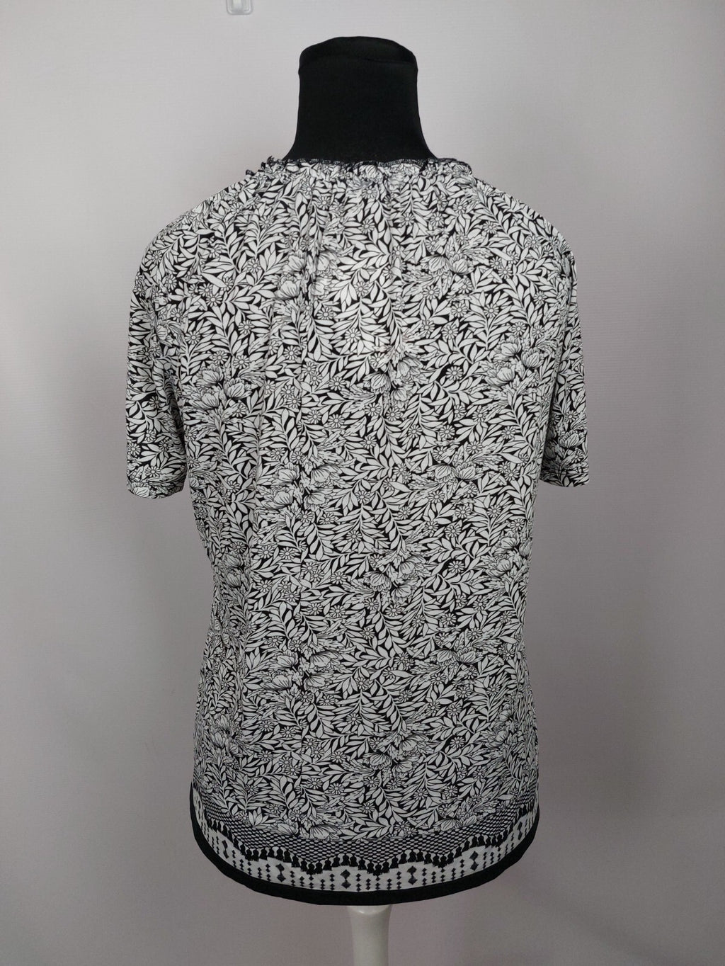 EK5091 Damen Shirt von Gabriella K. schwarz/weiß, Gr. 465