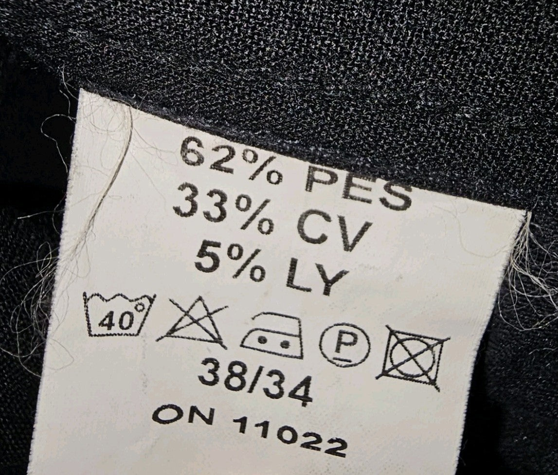 EK8527 Damen Jeans von Roberto Bari, schwarz, Gr.38/345