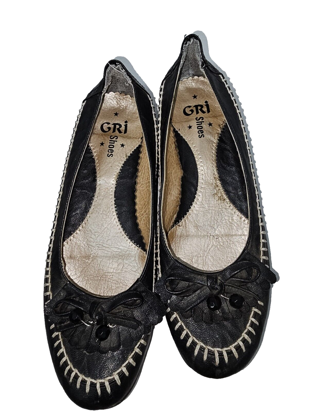EB520 Damen Ballerinas von GRi Shoes, blau, Gr.36 (24 cm)1