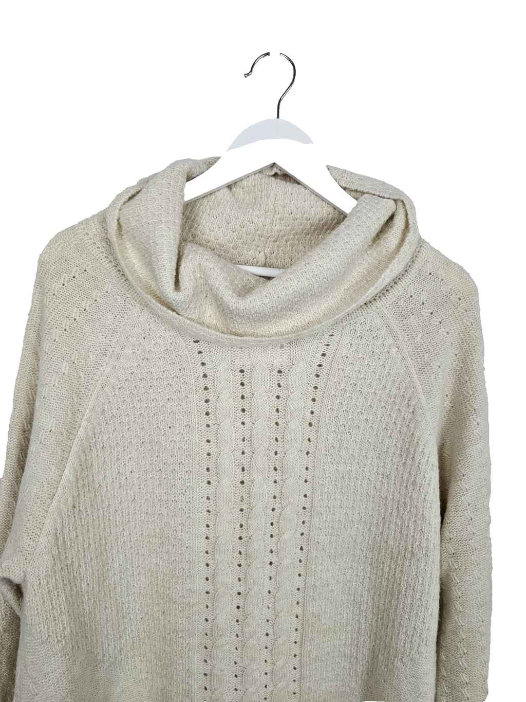 EK8375 Damen Pullover, Beige, Gr. Ca L/XL1