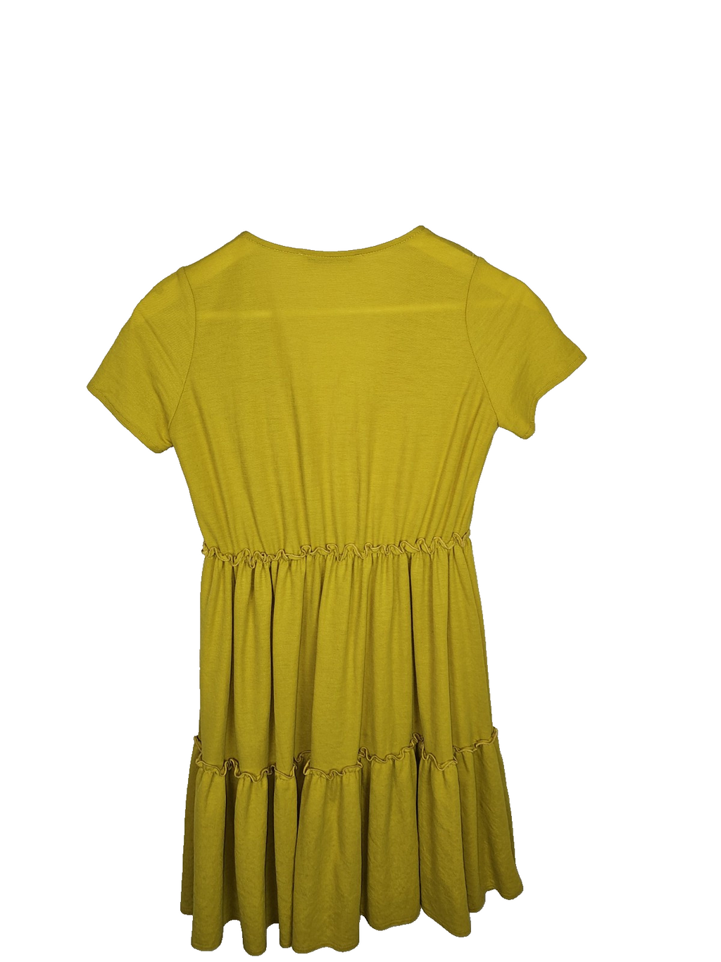 EK7087 Damen Kleid von Pull&Bear, Gelb, Gr.xs3