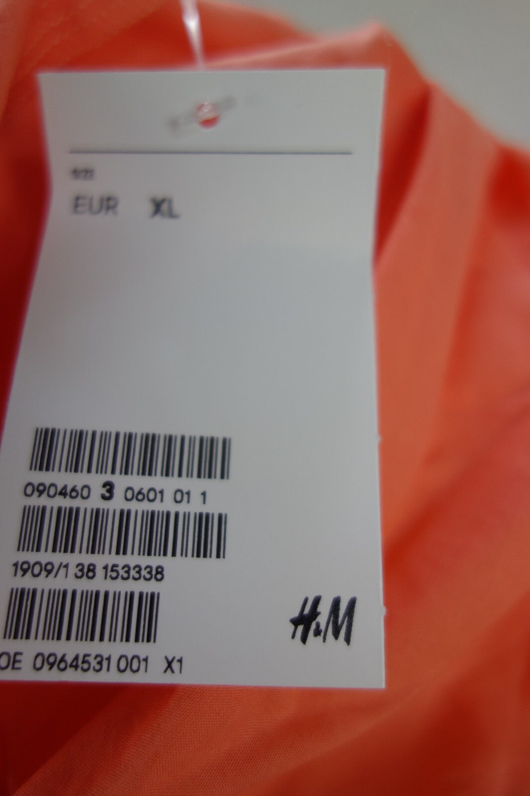 EK2774 Damen Kleid von H&M, koralle, Gr. XL5