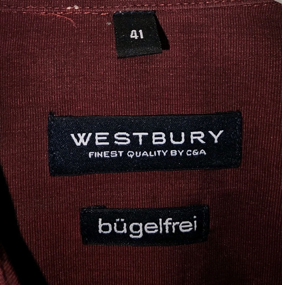 EK8844 Herren Hemd von Westbury, rot, Gr.411