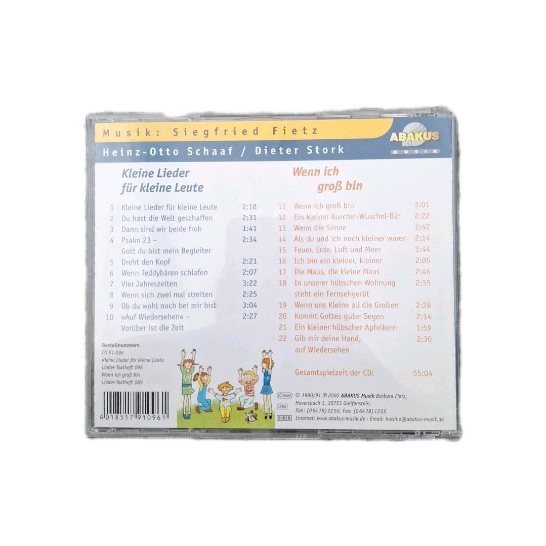EB3450 Kleine Lieder Für Kleine Leute CD1