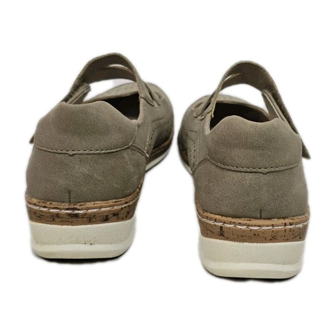 ES873 Damen Halbschuhe von Easy Street, Braun, Gr. 393