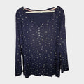 EK10269 Damen Langarmshirt von KangaRoos, blau, Gr.XL0