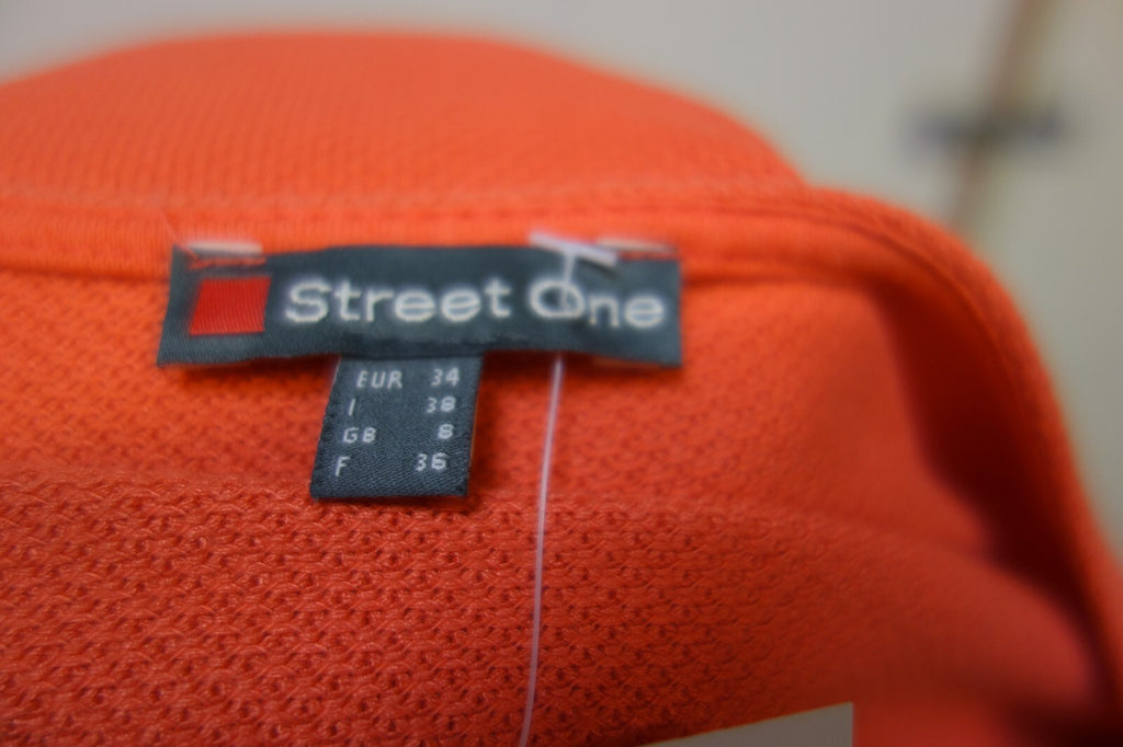 EK2044 Damen T-Shirt von Street One, orange, Gr. 345