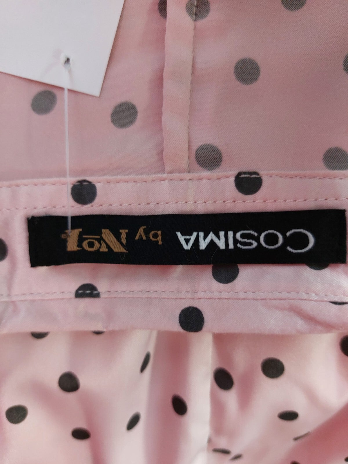 EK3670 Damen Bluse von Cosima, rosa mit Punkten, Gr. 383