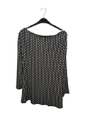 EK8515 Damen Bluse, Schwarz/Weiß, Gr. Ca. 480
