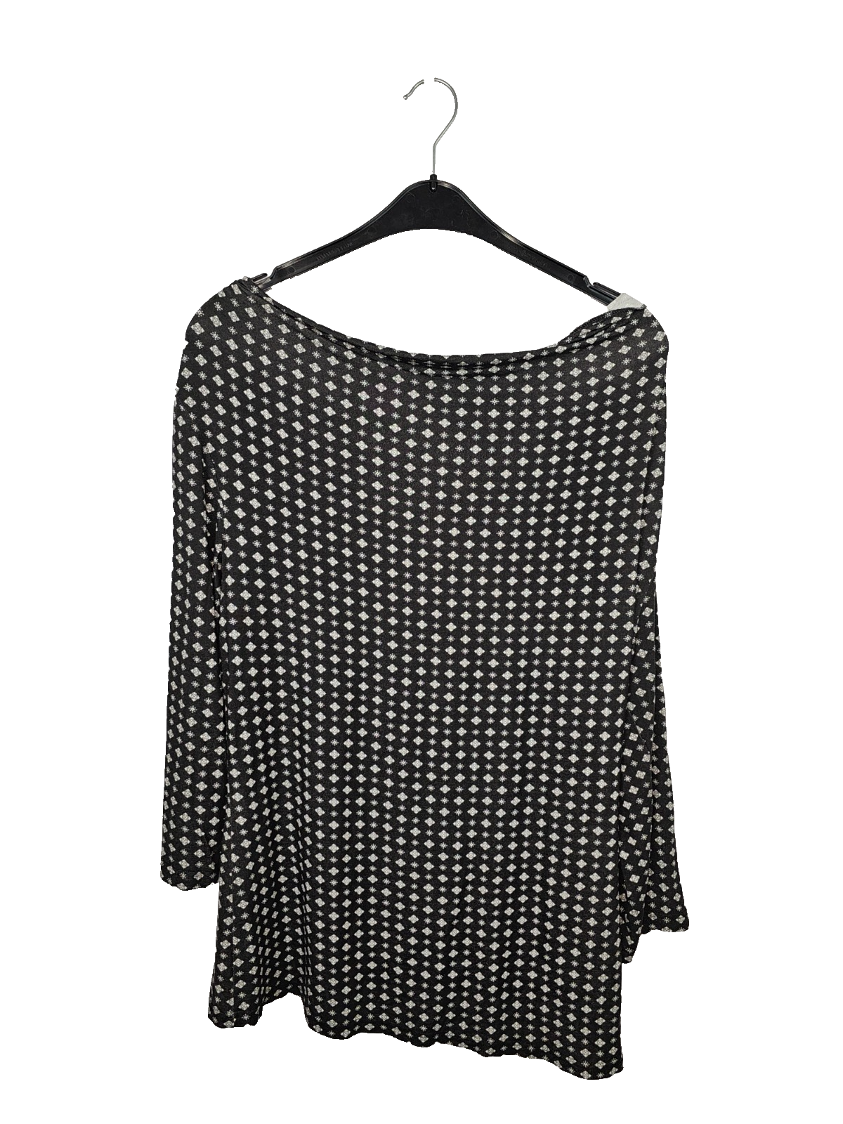 EK8515 Damen Bluse, Schwarz/Weiß, Gr. Ca. 480