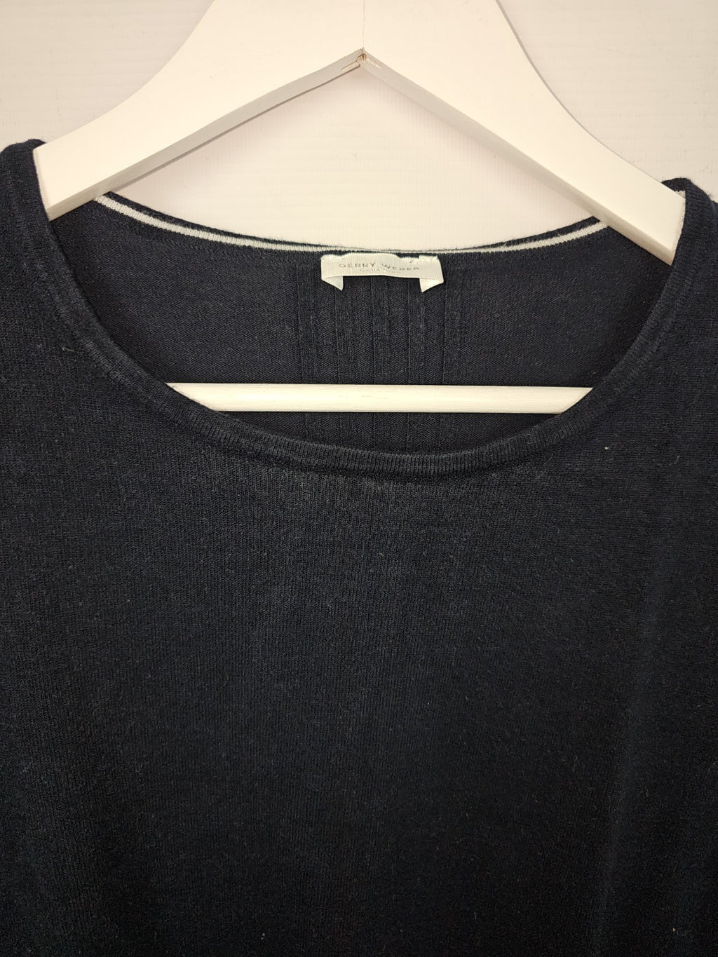 EK9104 Damen Pullover von Gerry Weber, Schwarz, Gr. Ca M/L1