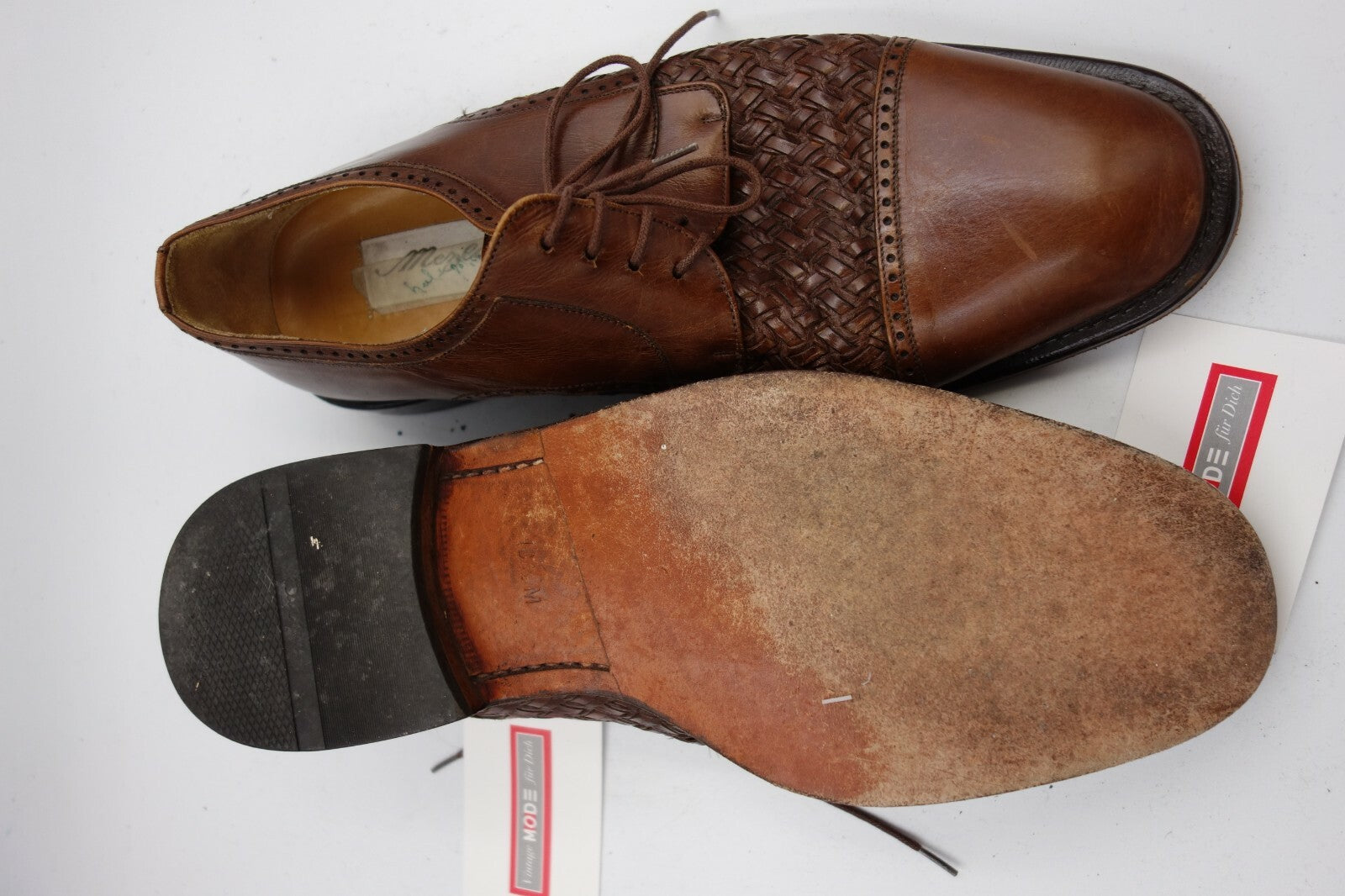 ES0246 Herren Halbschuhe von Meglan, braun, Gr. 445