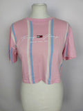 EK2688 Damen T-Shirt von Tommy Jeans, rosa, Gr. S0