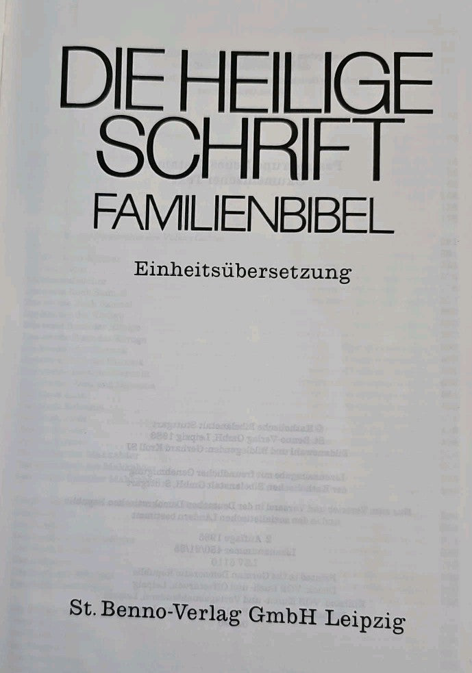 EB4422 Die Heilige Schrift, Familienbibel, Einheitsübersetzung1
