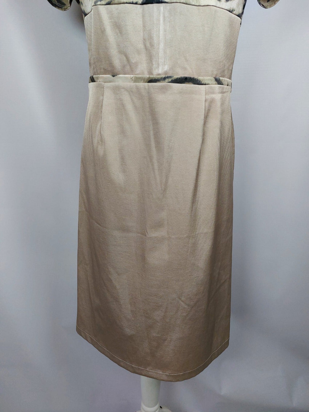 EK5045 Damen Kleid von Yawa, beige/grau, Gr. 422