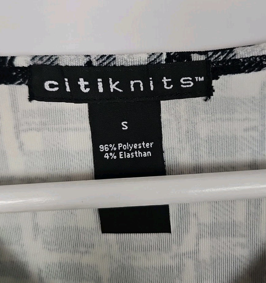 EK9330 Damen T-Shirt Citiknits Gr.S Schwarz1
