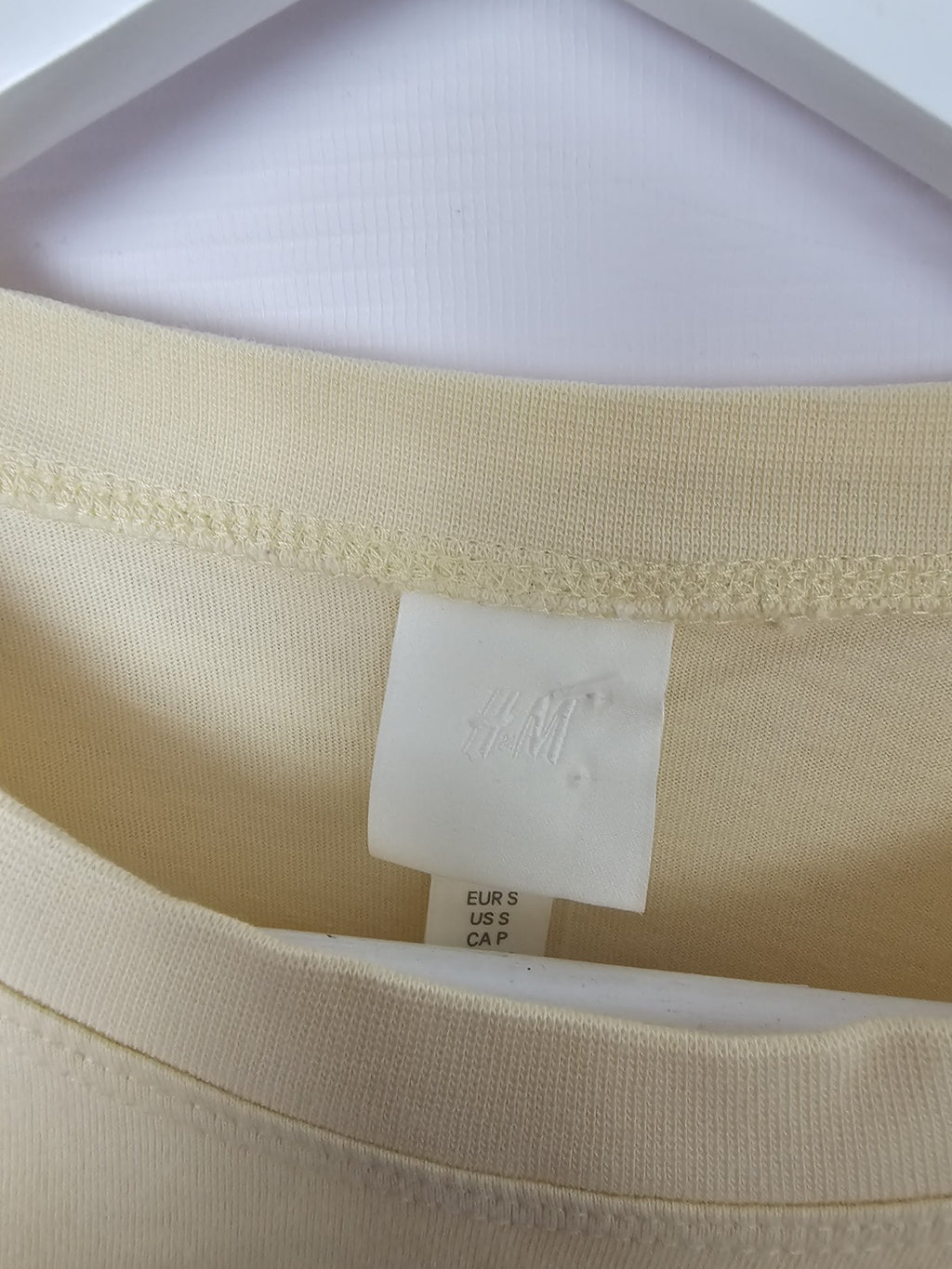 EK8878 Herren Muskelshirt von H&M, Gelb, Gr. S1