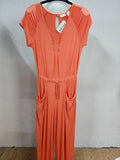 EK2585 Damen Jumpsuit von bpc, pastellorange, Gr. 32/340