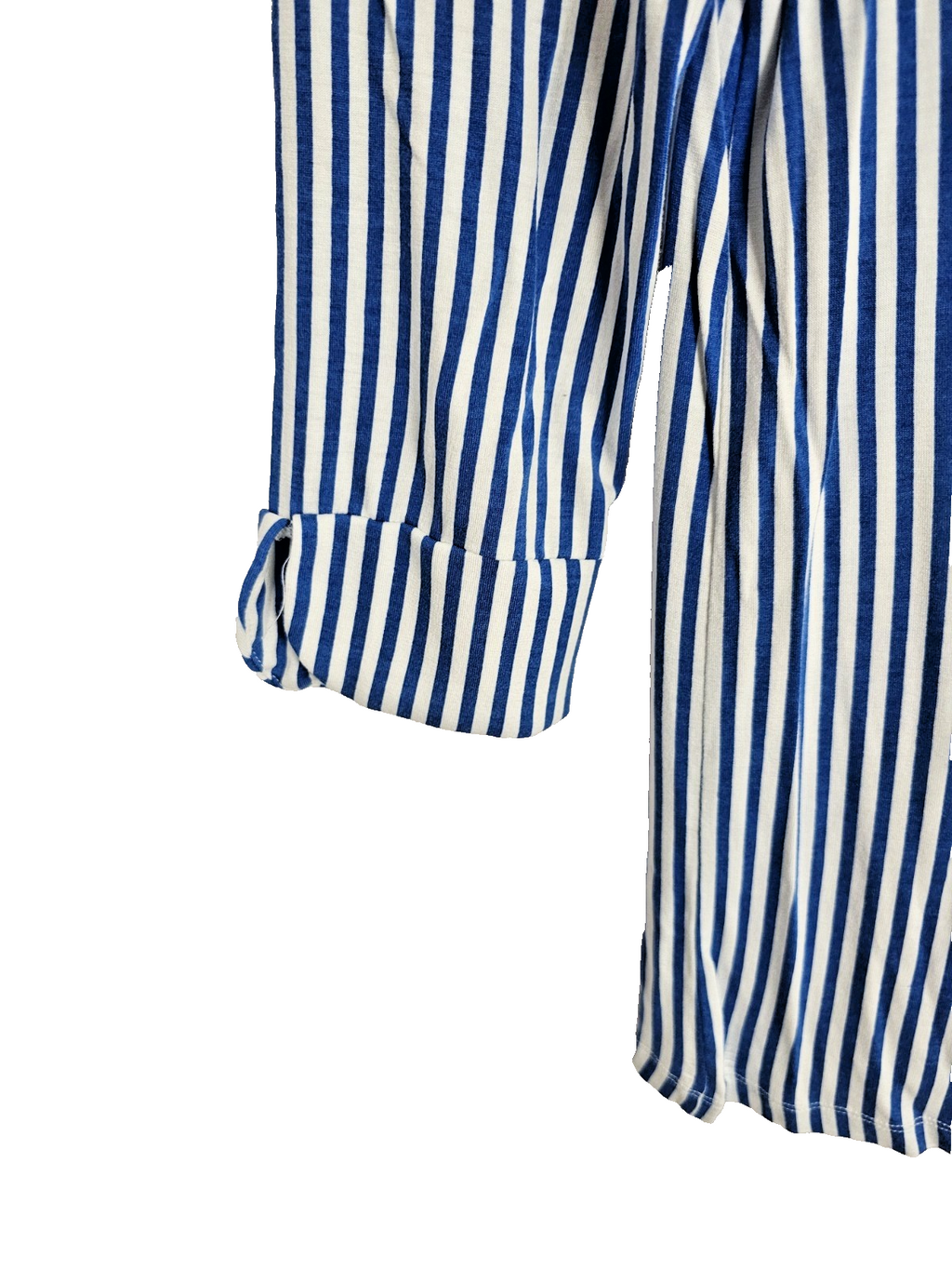EK8227 Damen Bluse von Tom Tailor Polo Team, Blau/Weiß, Gr. 402