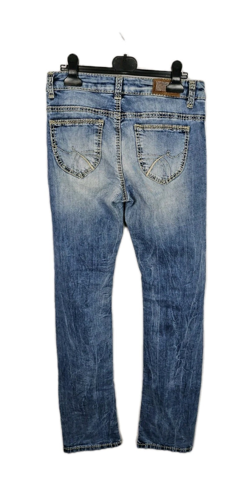 EK9261 Damen Jeans von Soccx, Blau, Gr. W28 L343