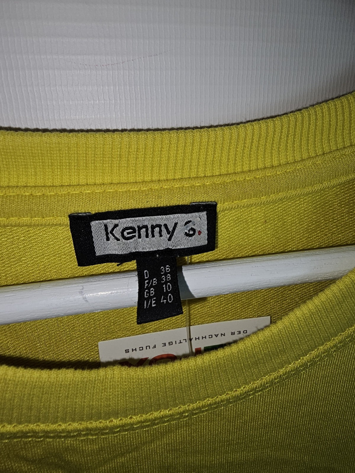 EK7621 Damen Sweatshirt von Kenny S., Gelb, Gr.363
