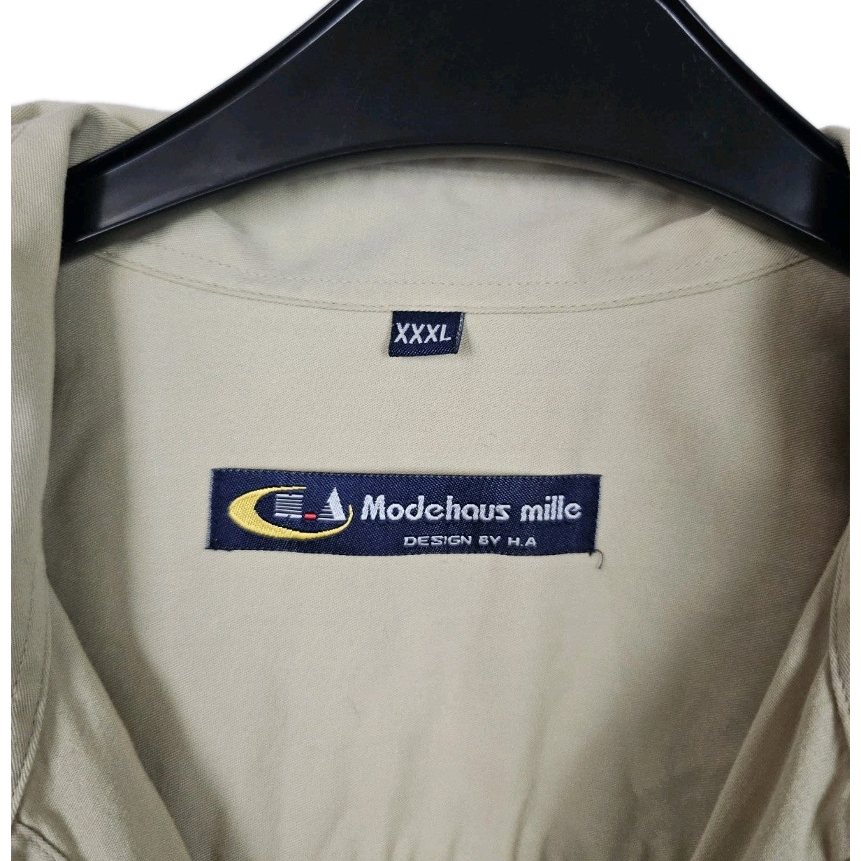 EK10834 Herren Hemd von Modehaus Mille, Beige, Gr.3XL1