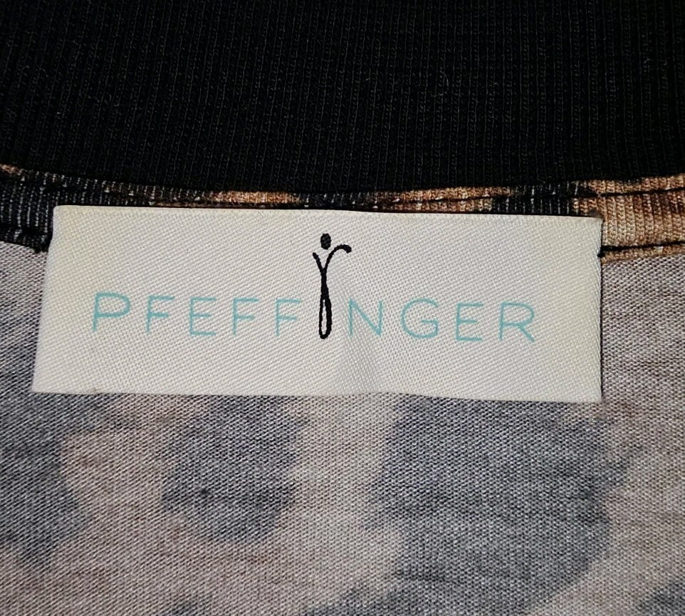 EK9921 Damen Strickjacke von Pfeffinger, braun, Leopardenmuster, Gr.381