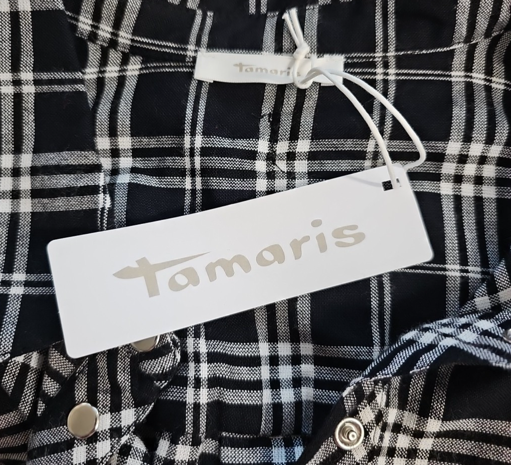 EK7266 Damen Kleid von Tamaris, schwarz-weiß, Gr.406