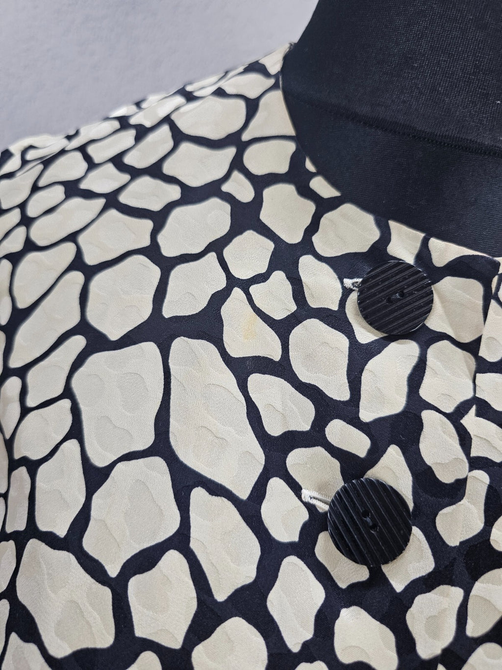 EK4907 Damen Blusenjacke von Fink, beige/schwarz, Gr. 485