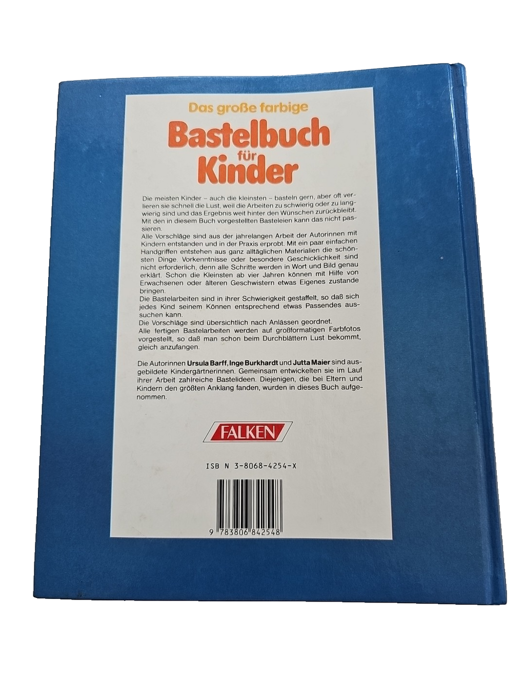 EB3369 Das große farbige Bastelbuch für Kinder. von Barff, Ursu... | Buch |1