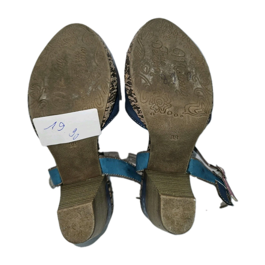 ES154 Damen Pumps von Mustang, blau, Gr.387