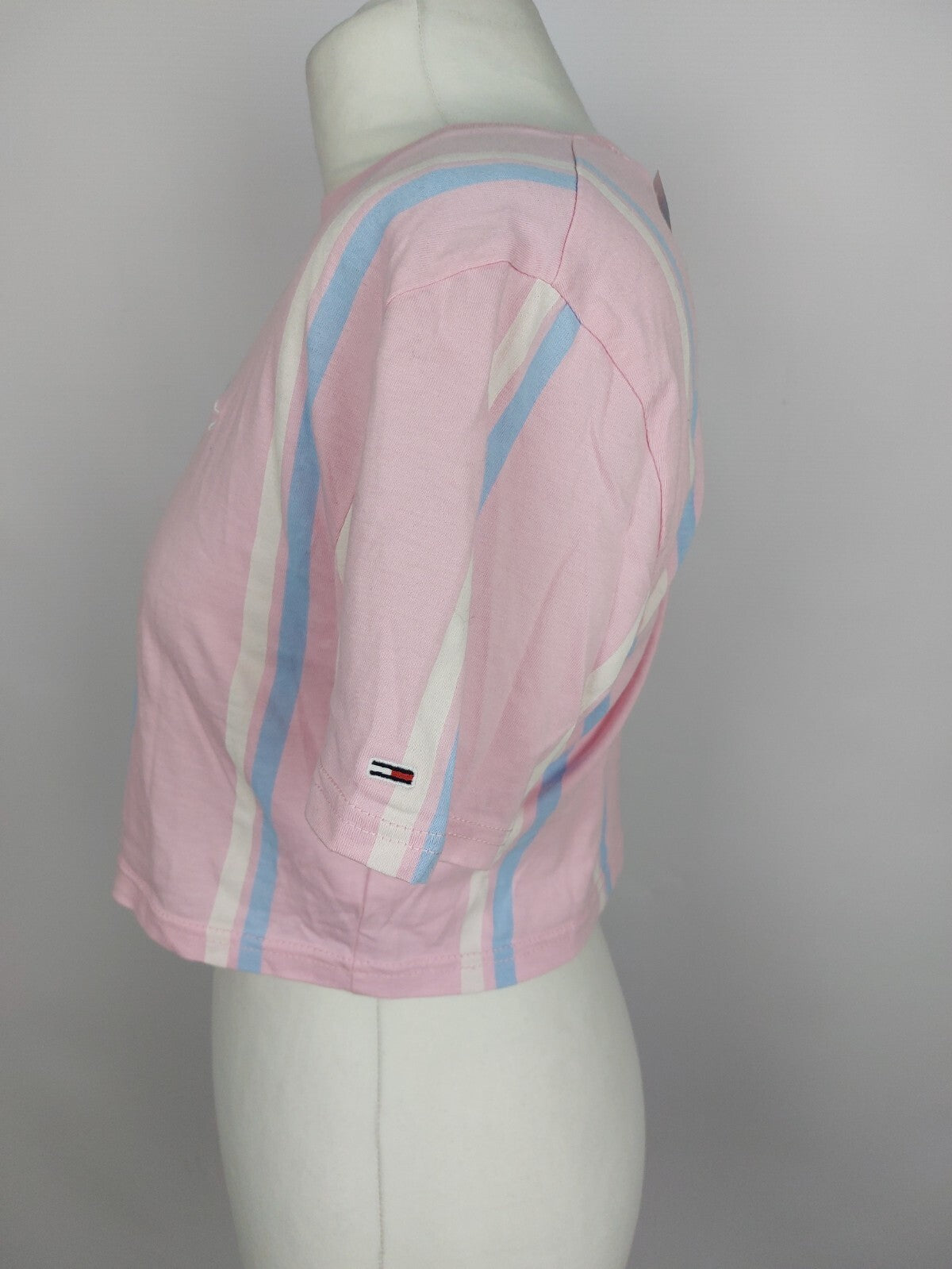 EK2688 Damen T-Shirt von Tommy Jeans, rosa, Gr. S3