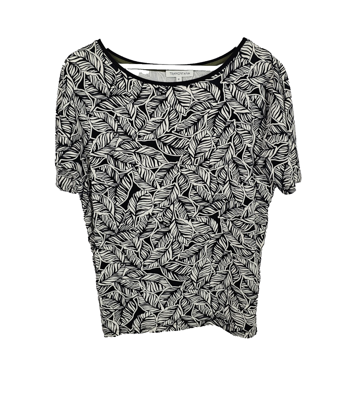 EK8382 Damen T-Shirt von Tramontana, Schwarz/Weiß,  Gr. XS0