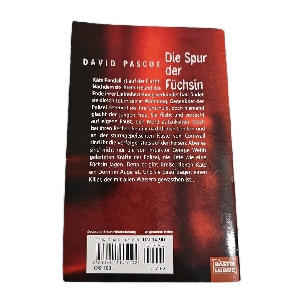 EB4262 Die Spur der Füchsin, von David Pascoe, Mängelexemplar 1