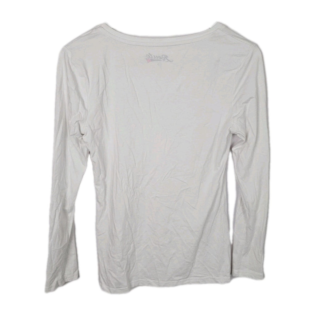 EK9125 Damen Langarmshirt von Route 66, weiß, Gr.S3