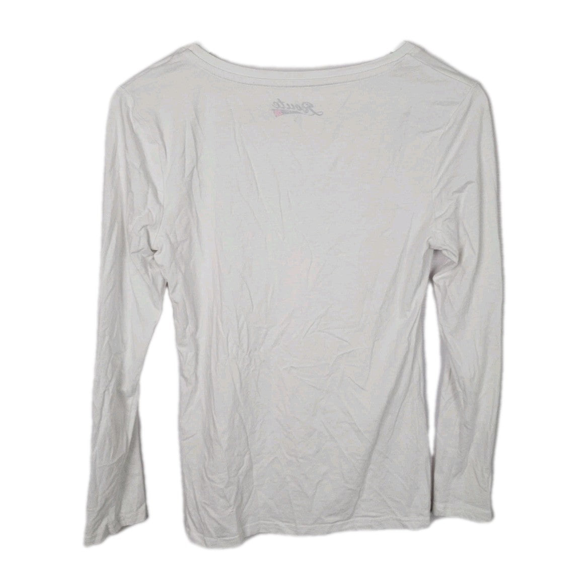 EK9125 Damen Langarmshirt von Route 66, weiß, Gr.S3