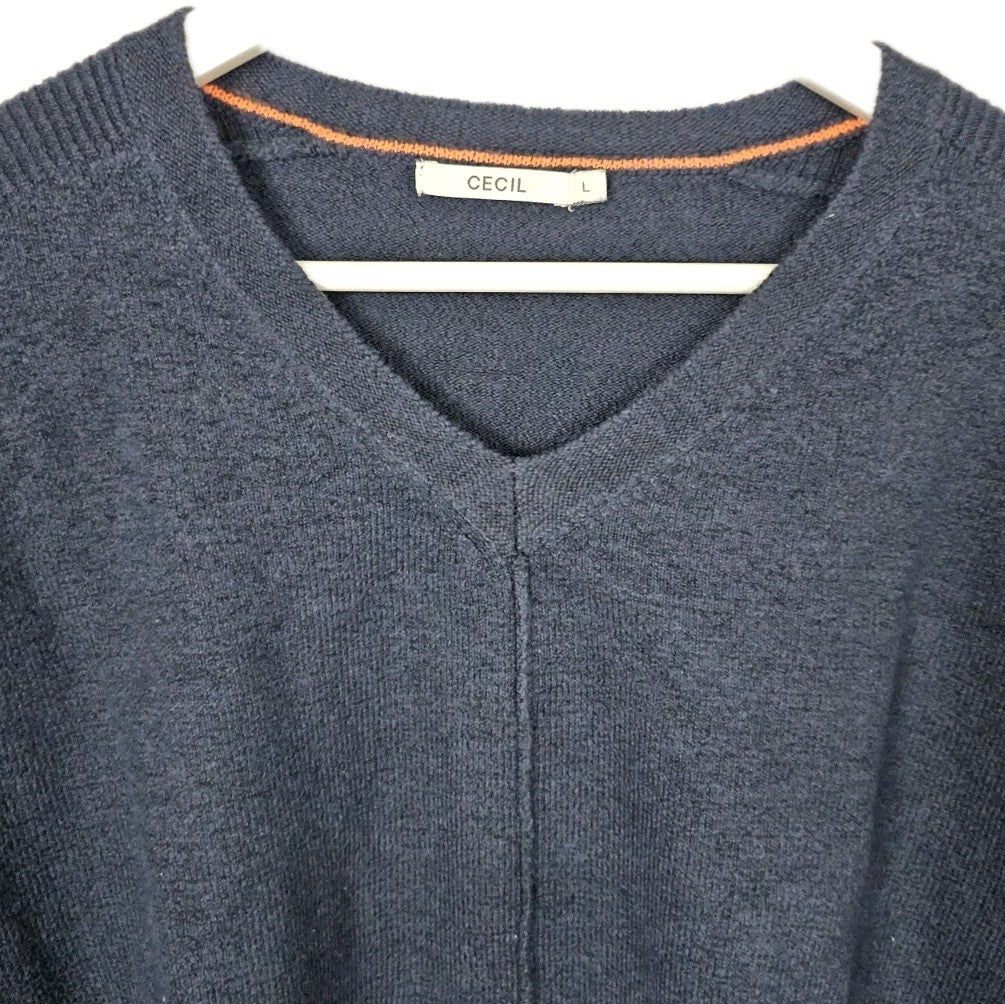 EK9144 Damen Pullover von Cecil, blau, Gr.L1