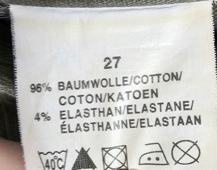 EK7297 Herren Hose Mens Jeans Dept. Gr.27 Grün2
