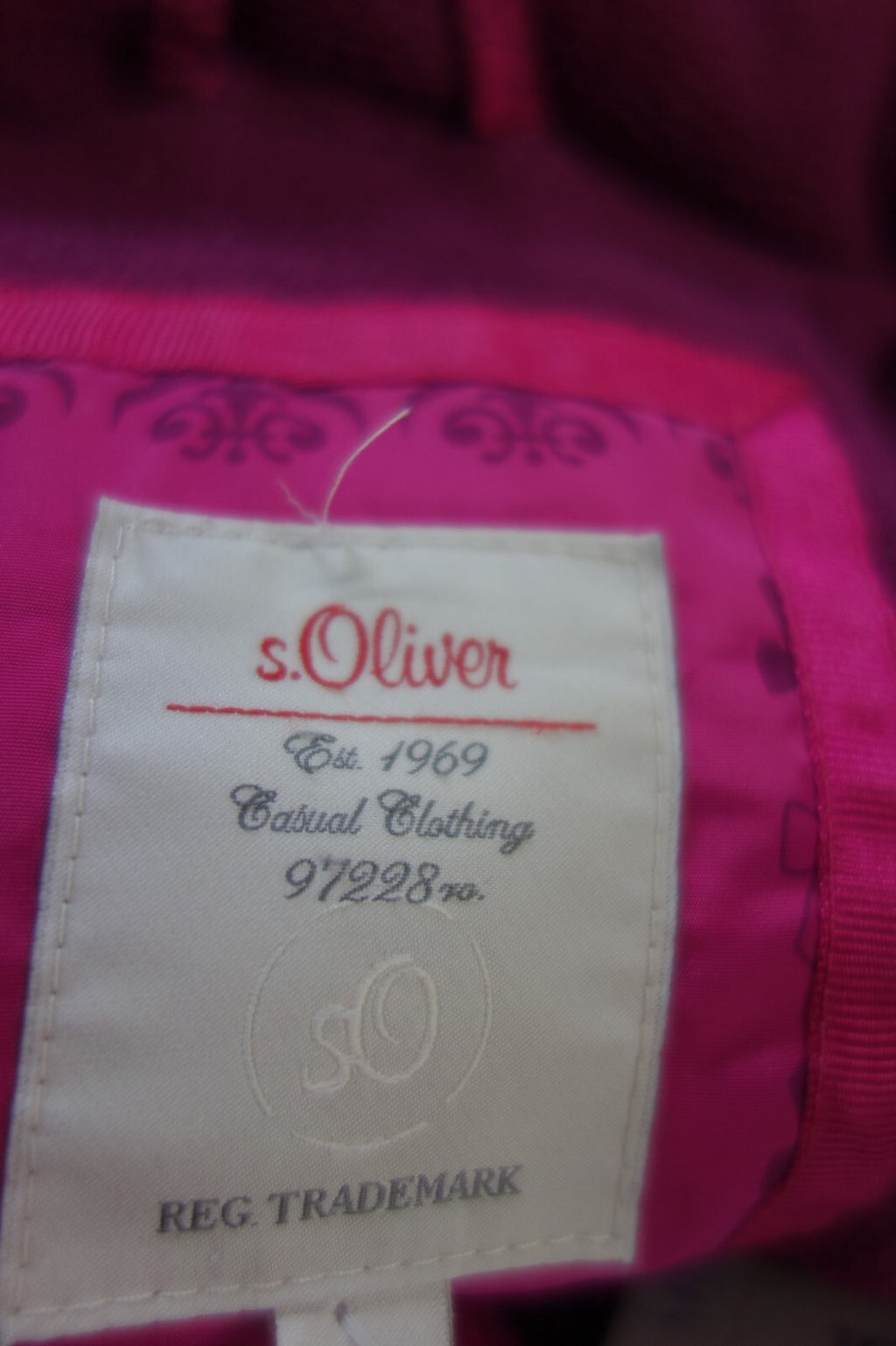 Ek4155 Mädchen Jacke von s.Oliver, pink, Gr.1105