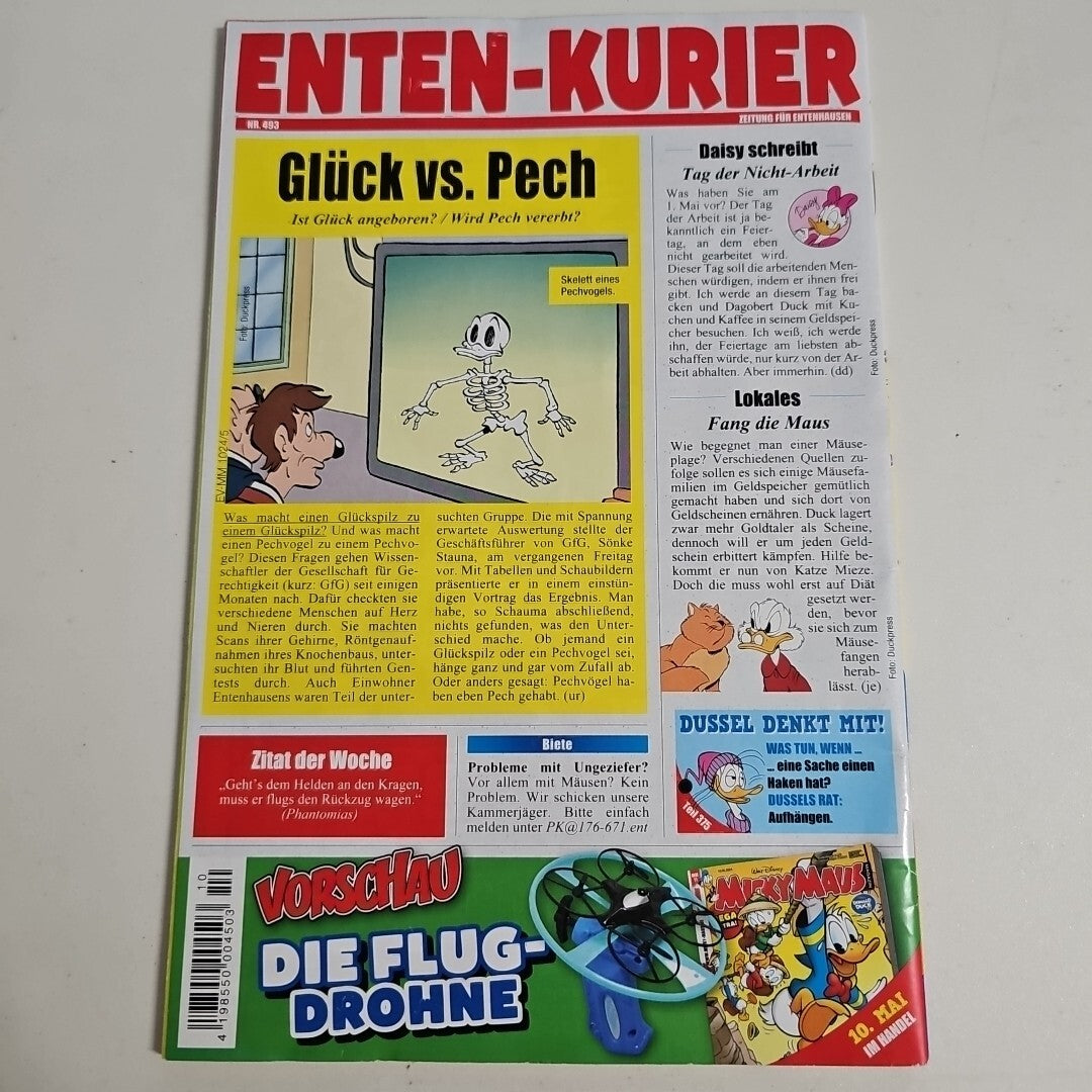 EB2208 Micky Maus Magazin Walt Disney - Comic-Heft Nr.10 / 26.04.2024 1