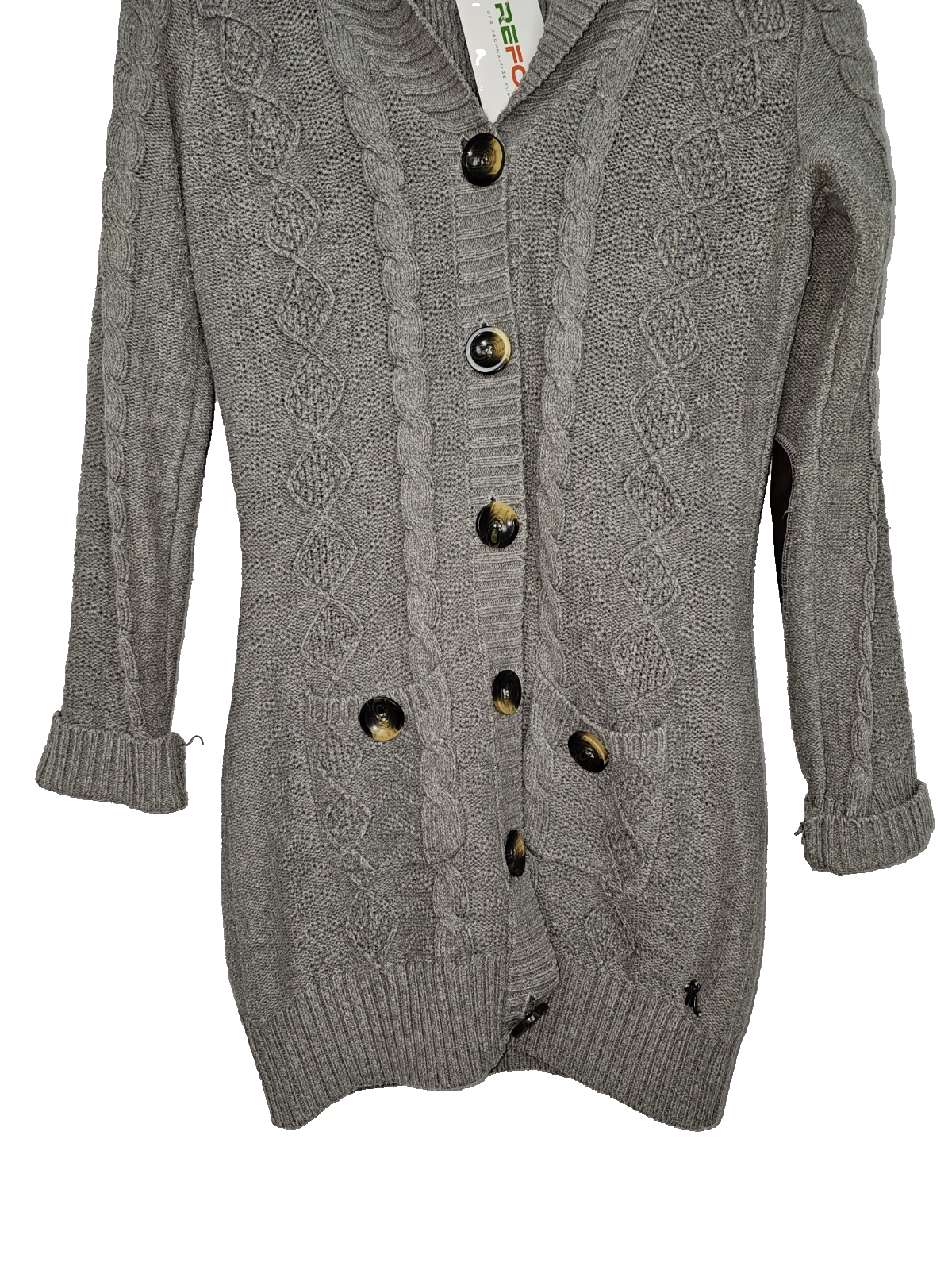 EK7143 Damen Strickjacke von Magal, Grau, Gr.L2