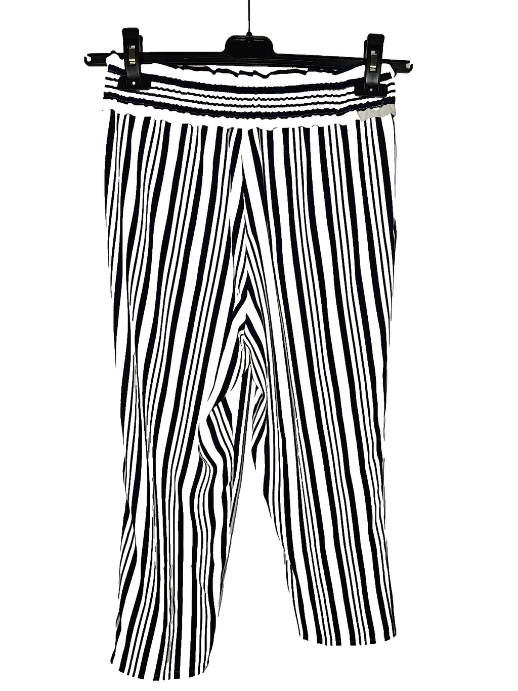 EK6729 Damen Stoffhose von Zara, Weiß-blau, Gr.XS2