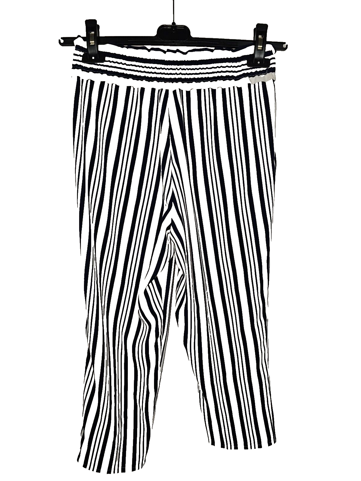 EK6729 Damen Stoffhose von Zara, Weiß-blau, Gr.XS2
