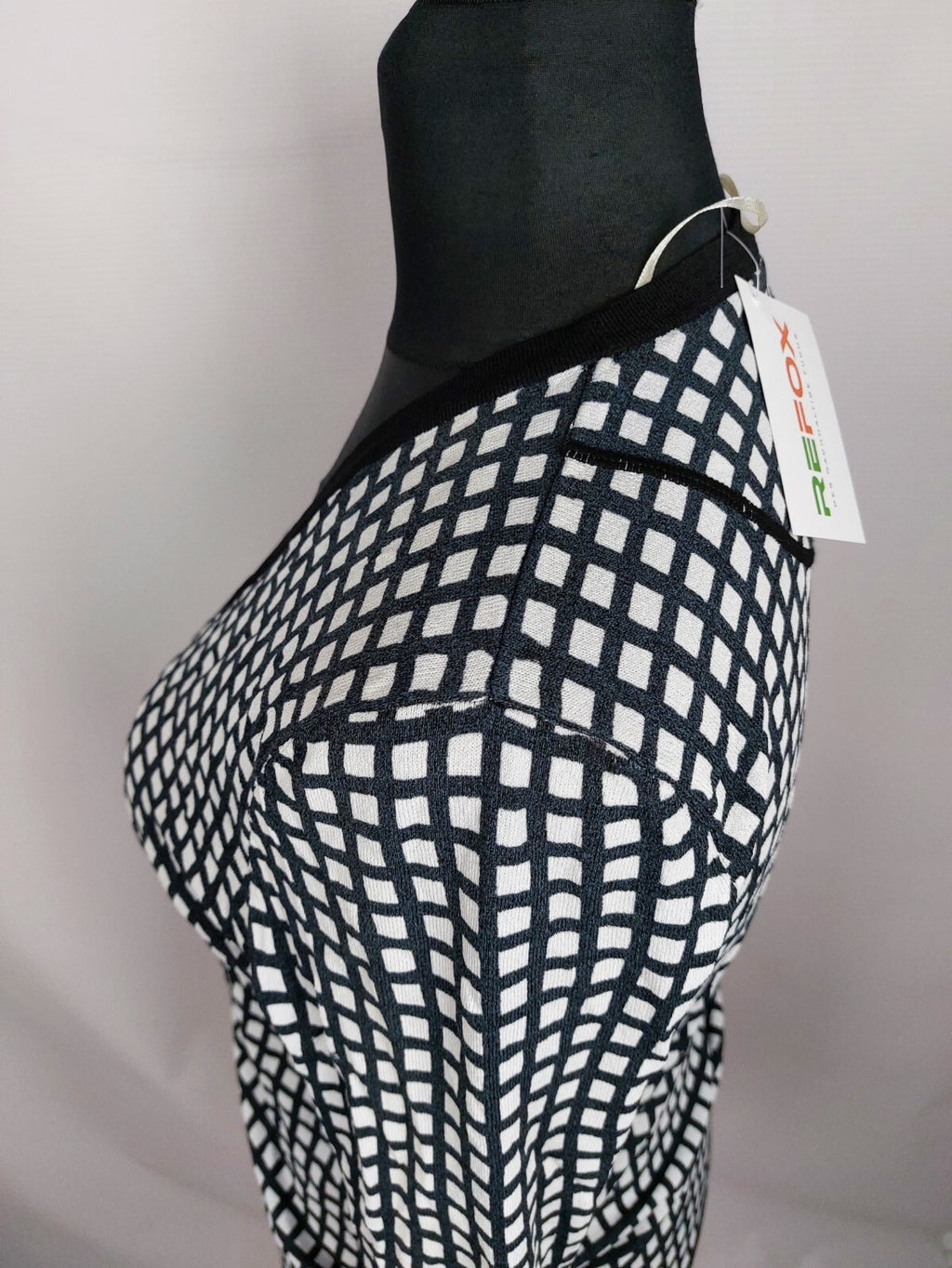 EK5070 Damen Strickjacke von Frank Walder, schwarz-weiß, Gr.425