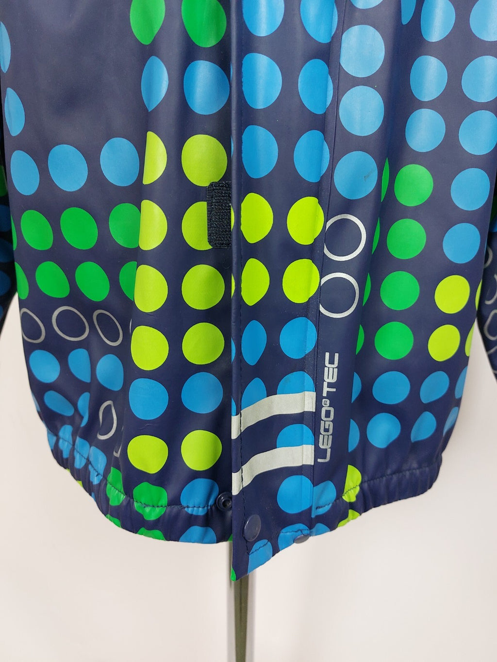 EK4581 Kinder Matschjacke von Lego Wear, blau. gepunktet, Gr. 1222