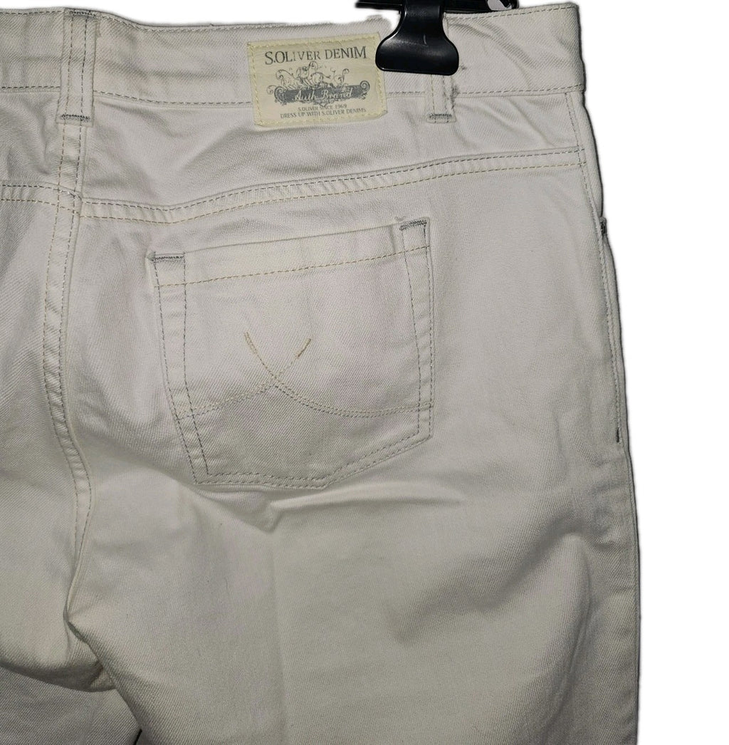 EK11050 Damen 3/4 Hose von s.Oliver, weiß, Gr.444