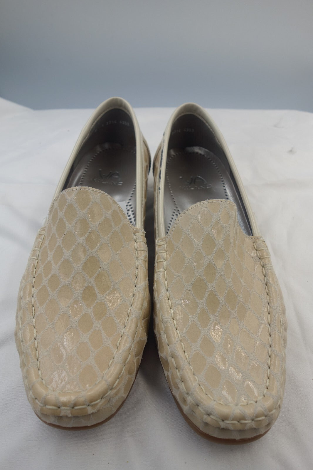 ES0319 Damen Halbschuhe von VA Milano, beige, Gr. 61