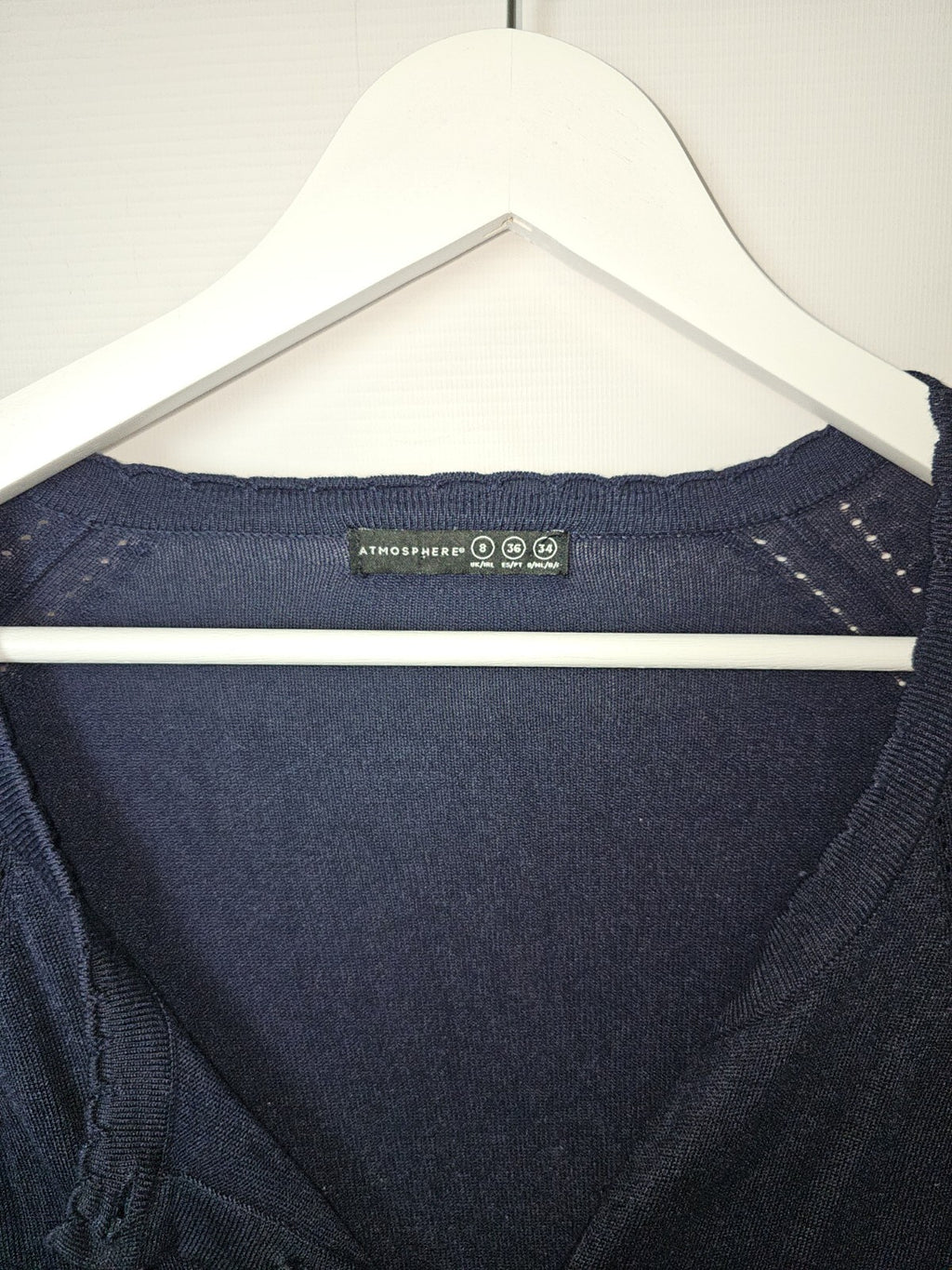 EK3175 Damen Strickjacke von Atmosphere. Blau, Gr.341